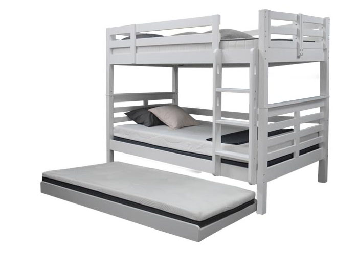 Umbreous Super Single Bunk Bed with Pull Out Single Bed